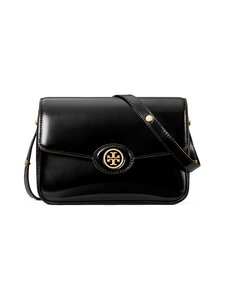 Tory Burch - Robinson Spazzolato Convertible -nahkalaukku - 001 BLACK Tory Burch - Robinson Spazzolato Convertible -nahkalaukku - 001 BLACK | Stockmann