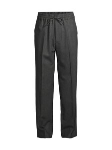 Drôle de Monsieur - Le Pantalon Élastiqué Flanelle -housut - GY / GREY | Stockmann