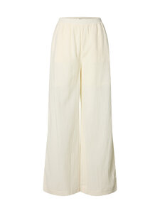 Selected - SlfFinnie Mid Waist Sun -leveälahkeiset housut - EGRET | Stockmann