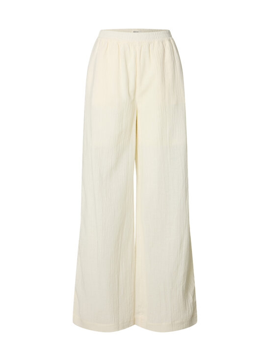Selected - SlfFinnie Mid Waist Sun -leveälahkeiset housut - EGRET | Stockmann - photo 1