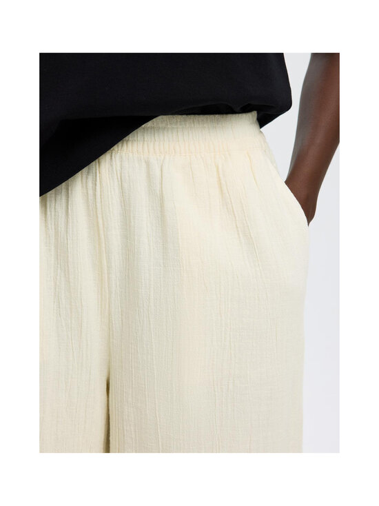 Selected - SlfFinnie Mid Waist Sun -leveälahkeiset housut - EGRET | Stockmann - photo 6