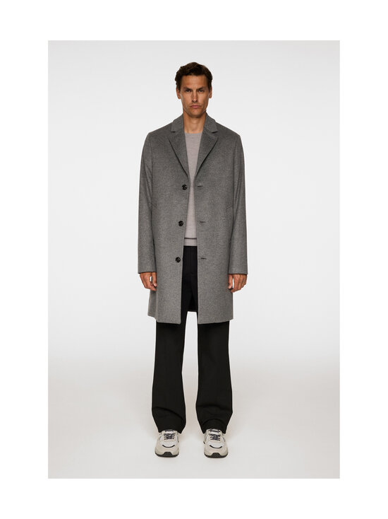 J.Lindeberg - Villane mantel August Melton - U242 DARK GREY MELANGE | Stockmann - photo 2