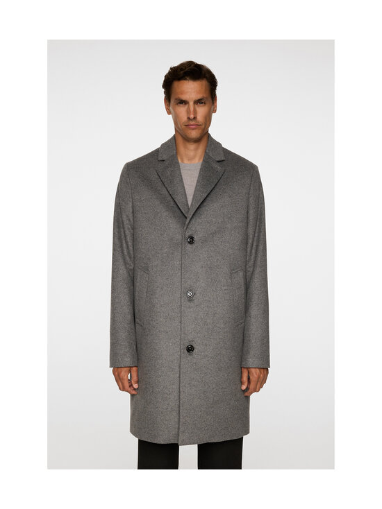 J.Lindeberg - Villane mantel August Melton - U242 DARK GREY MELANGE | Stockmann - photo 4