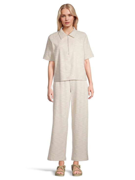 NOOM - Angela Wide Leg -trikoohousut - CHALK | Stockmann - photo 3