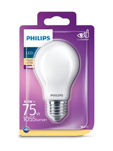 Philips - LED Classic 8,5 W (75W) A60 E27 lamp - WHITE | Stockmann