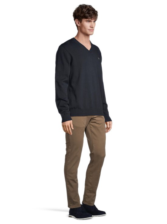 GANT - Classic V-neck -puuvillaneule - 433 EVENING BLUE - photo 3 GANT - Classic V-neck -puuvillaneule - 433 EVENING BLUE | Stockmann - photo 3