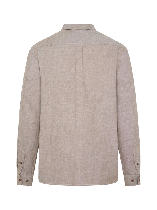 Knowledge Cotton Apparel - Dune regular -flanellikauluspaita - 1243 DEMITASSE (BROWN) | Stockmann - photo 2