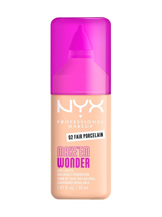 NYX Professional Makeup - Makeup Make Em Wonder Foundation -meikkivoide - 01 PALE | Stockmann - photo 1