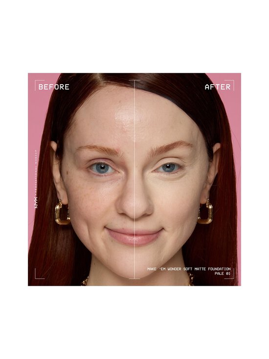 NYX Professional Makeup - Makeup Make Em Wonder Foundation -meikkivoide - 01 PALE | Stockmann - photo 4