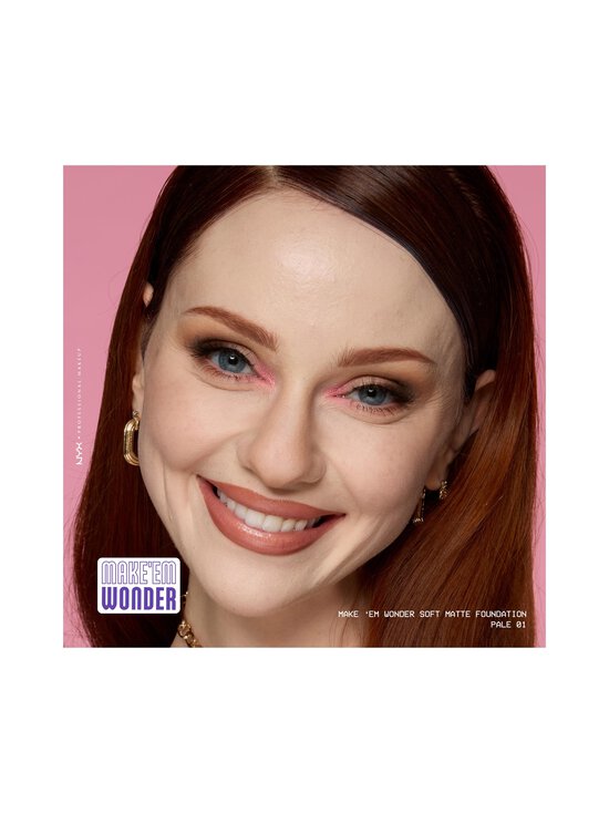 NYX Professional Makeup - Makeup Make Em Wonder Foundation -meikkivoide - 01 PALE | Stockmann - photo 7