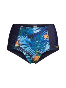 Damella - Palm Leaves maxi brief -bikinialaosa - 020 NAVY | Stockmann