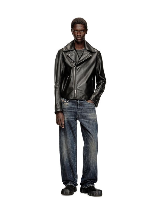 Diesel - L-EO-WRD Leather jackets biker Diesel - BLACK | Stockmann - photo 4