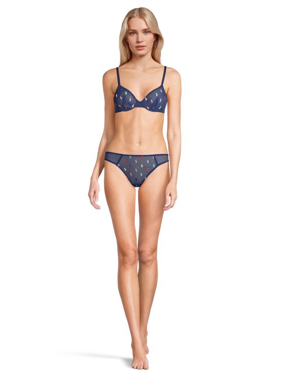 Polo Ralph Lauren - Embroidered Pony Mesh Unlined Demi -rintaliivit - 815 NAVY - photo 4 Polo Ralph Lauren - Embroidered Pony Mesh Unlined Demi -rintaliivit - 815 NAVY | Stockmann - photo 4