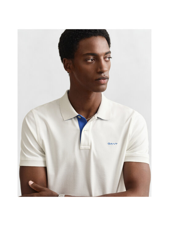 GANT - Regular Contrast -pikeepaita - 113 EGGSHELL | Stockmann - photo 4