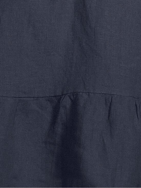 Lexington - Belted V-Neck -pellavamekko - 001 NAVY | Stockmann - photo 5