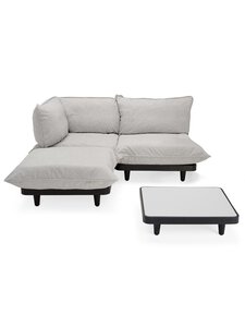 Fatboy - Paletti-ulkosohvasetti pöydällä - MUSTA,HARMAA Fatboy - Paletti-ulkosohvasetti pöydällä - MUSTA,HARMAA | Stockmann