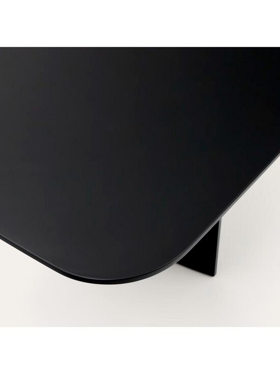 Kave Home - Litto-ruokapöytä musta 100 x 200 cm - BLACK | Stockmann - photo 4