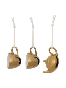 Urban Nature Culture - Morning Christmas eglīšu rotājumi dāvanu iepakojumā 3 gab. - GOLD | Stockmann