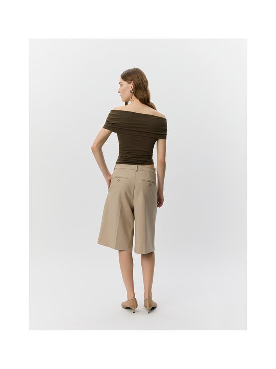 Sofie Schnoor - Sinkasw Off Shoulder -toppi - 3097 OLIVE BROWN | Stockmann - photo 4