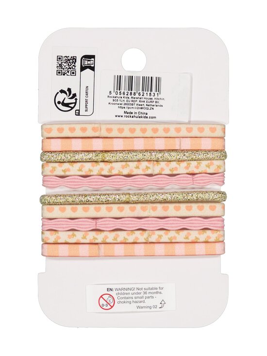 Rockahula - Patchwork Heart Elastic Pony matu gumijas 10 gab. - PINK - photo 2 Rockahula - Patchwork Heart Elastic Pony matu gumijas 10 gab. - PINK | Stockmann - photo 2