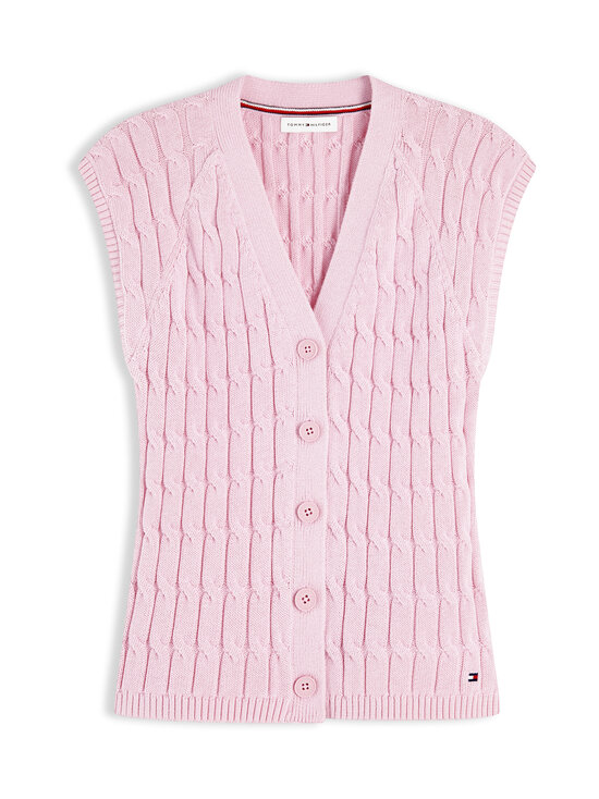 Tommy Hilfiger - Cable adīta veste - TOL CLASSIC PINK | Stockmann - photo 1