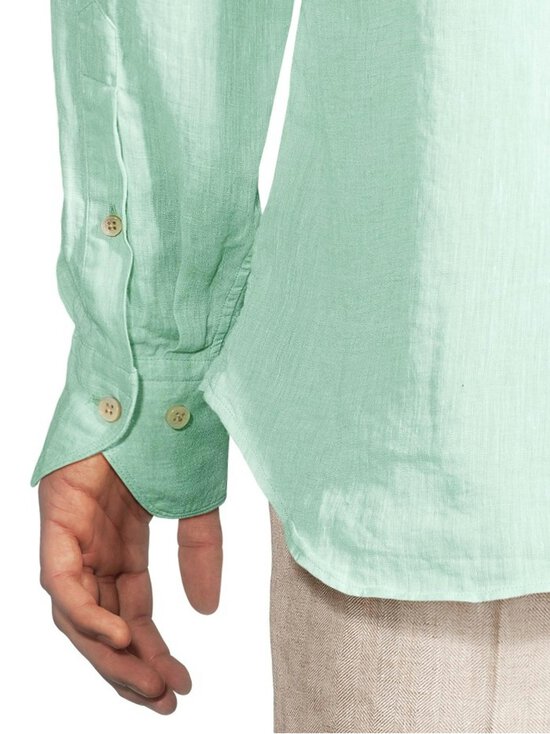 Stenströms - Fitted Body Casual -pellavakauluspaita - 410 LIGHT GREEN - photo 5 Stenströms - Fitted Body Casual -pellavakauluspaita - 410 LIGHT GREEN | Stockmann - photo 5