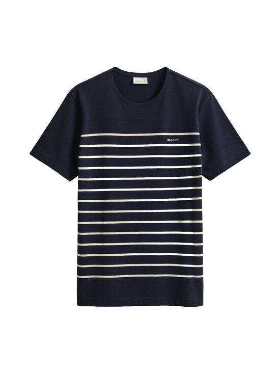 GANT - Placed Stripe -t-paita - 433 EVENING BLUE | Stockmann - photo 1