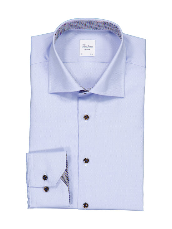 Stenströms - Regular Contrast -kauluspaita - 110 LIGHT BLUE | Stockmann - photo 1