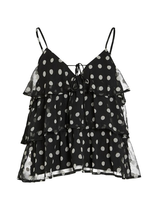 ViHarley Printed Ruffle -naruolkaintoppi