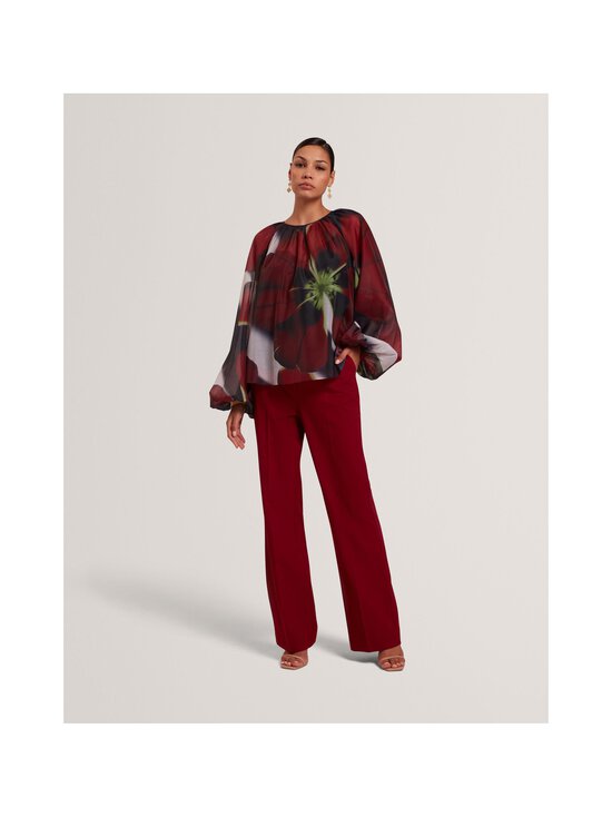 Ted Baker London - Elaia Organza Puff Sleeve -pusero - NAVY | Stockmann - photo 4