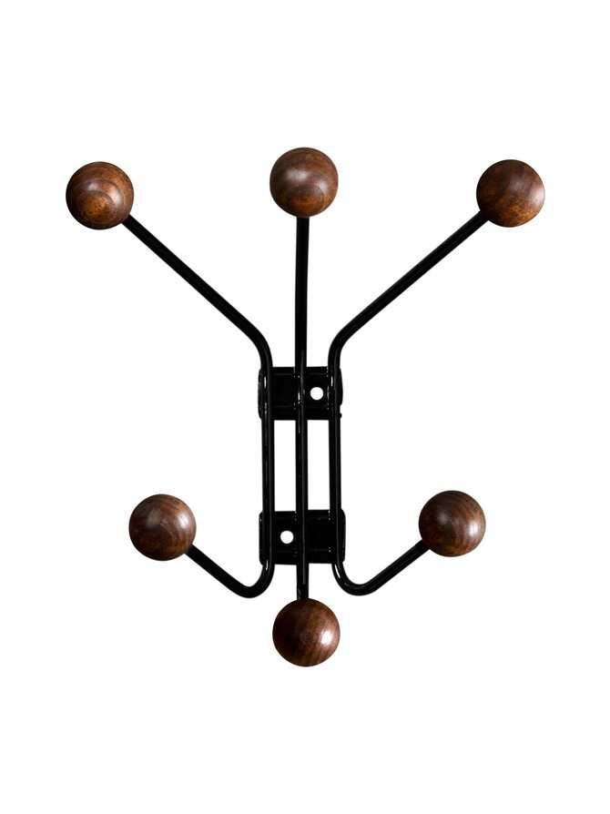 Black wall hook
