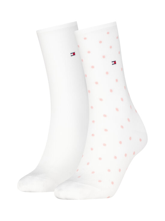 Tommy Hilfiger - Dot-sukat 2-pack - 044 PINK/WHITE | Stockmann - photo 1