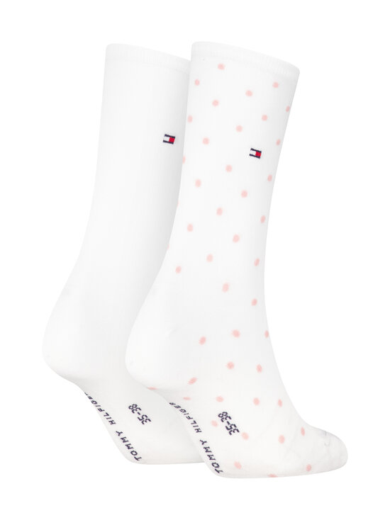 Tommy Hilfiger - Dot-sukat 2-pack - 044 PINK/WHITE | Stockmann - photo 2