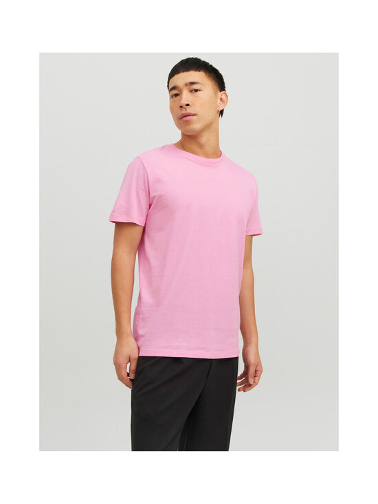 Jack & Jones - JjeOrganic Basic O-neck t-paita - PRISM PINK | Stockmann - photo 4