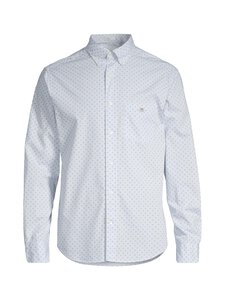 GANT - Triiksärk Regular Micro Print - 455 LIGHT BLUE | Stockmann
