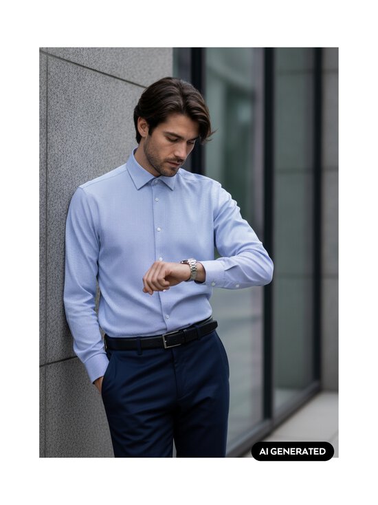 BOSS - Hank-kauluspaita - LIGHT/PASTEL BLUE | Stockmann - photo 2