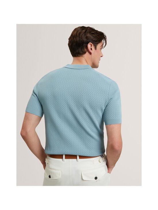 Ted Baker London - Luthenss Zig Zag - neulottu pikeepaita - BLUE | Stockmann - photo 3