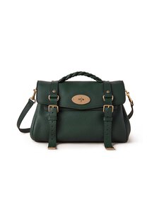 Mulberry - Nahast käekott Alexa - Q633 MULBERRY GREEN | Stockmann