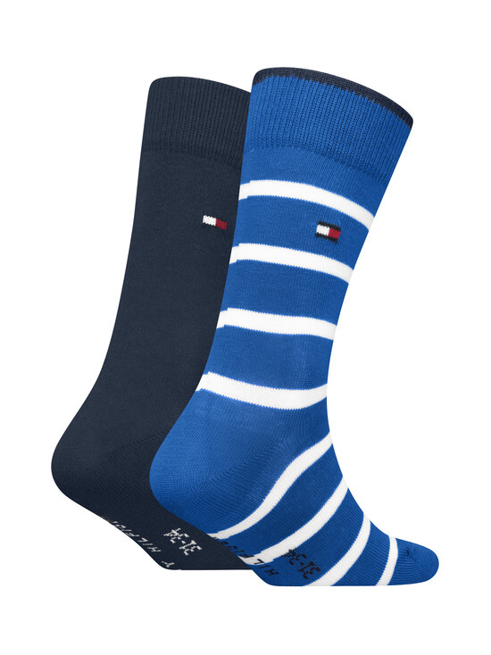 Tommy Hilfiger - Breton Stripe -sukat 2-pack - 015 BRIGHT BLUE | Stockmann - photo 2