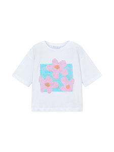 Mayoral - T-särk - 25 WHITE LILA | Stockmann
