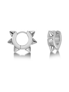 Edblad - Peak Hoops Icon S -korvakorut - STEEL | Stockmann