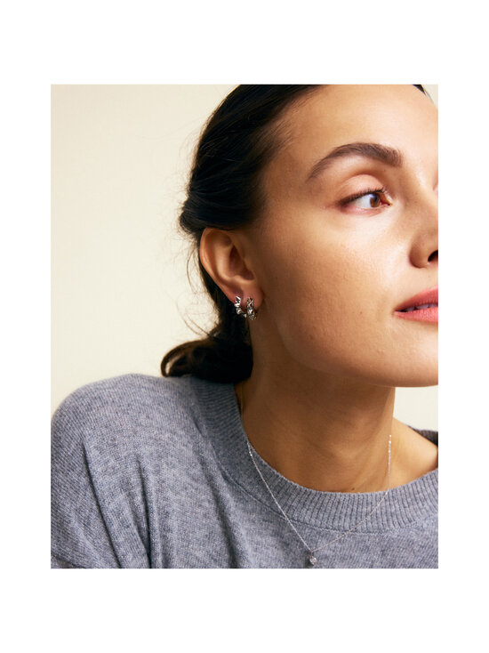 Edblad - Peak Hoops Icon S -korvakorut - STEEL | Stockmann - photo 2
