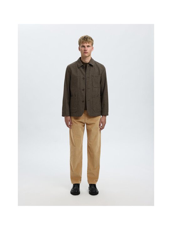 Selected - Straight Miles -vakosamettihousut - KELP | Stockmann - photo 2