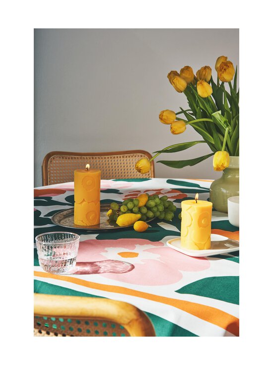Marimekko - Marimekko Unikko -pöytäkynttilä - YELLOW | Stockmann - photo 2