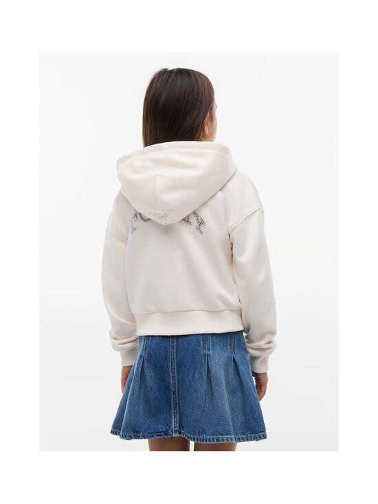Tommy Hilfiger - Tommy Rhinestone Zip jaka ar kapuci - YBH ANCIENT WHITE | Stockmann - photo 3