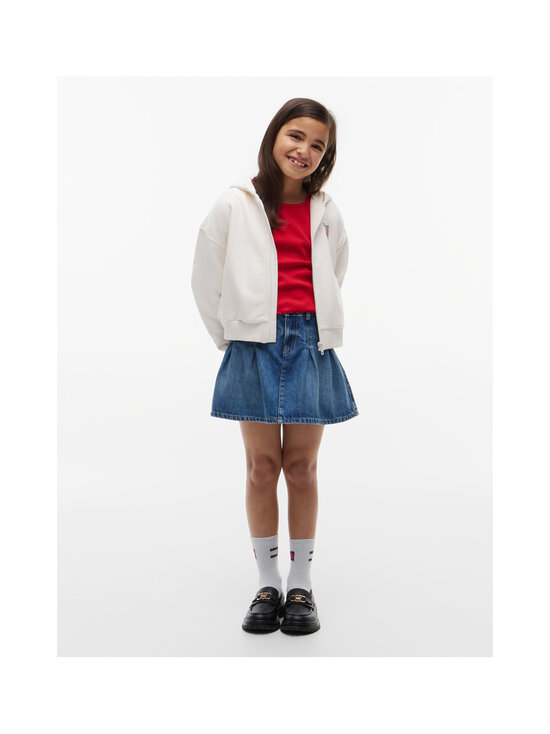 Tommy Hilfiger - Tommy Rhinestone Zip jaka ar kapuci - YBH ANCIENT WHITE | Stockmann - photo 4