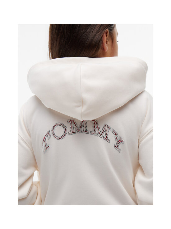 Tommy Hilfiger - Tommy Rhinestone Zip jaka ar kapuci - YBH ANCIENT WHITE | Stockmann - photo 5