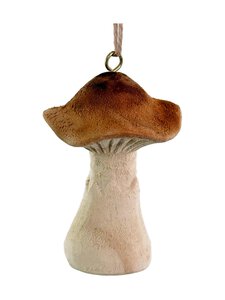 Shishi - Wooden Mushroom -joulukoriste - BROWN | Stockmann