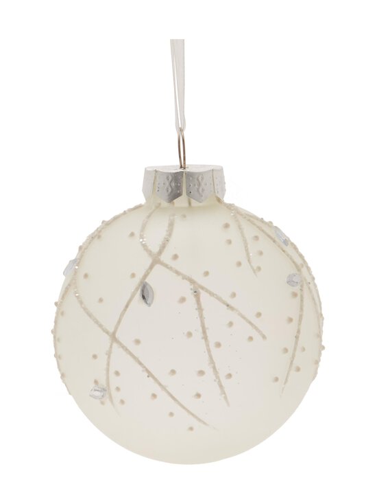 Villa Stockmann - Beads-lasipallo 7,9 cm - WHITE | Stockmann - photo 2