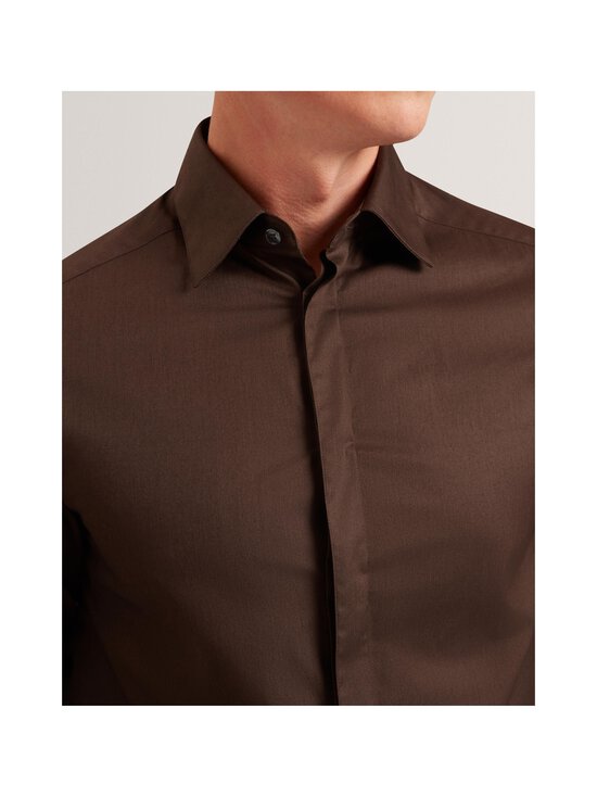 Ted Baker London - Tibor Regular Fit Smart Twill -kauluspaita - DK-BROWN - photo 4 Ted Baker London - Tibor Regular Fit Smart Twill -kauluspaita - DK-BROWN | Stockmann - photo 4